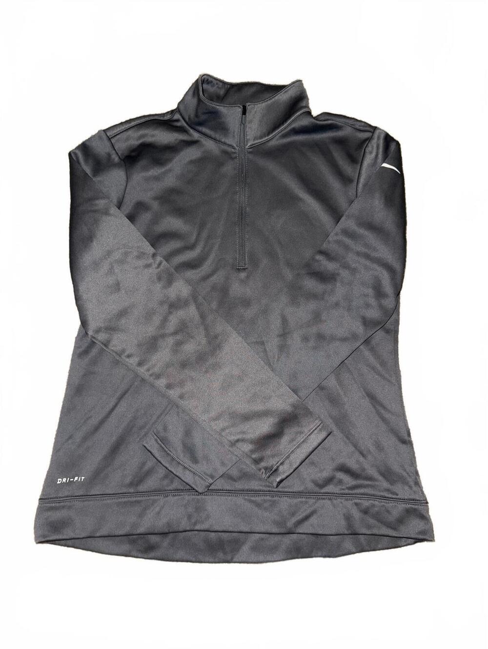 Women's Nike Golf Dri Fit Gray Quarter Zip Pullover Size Small